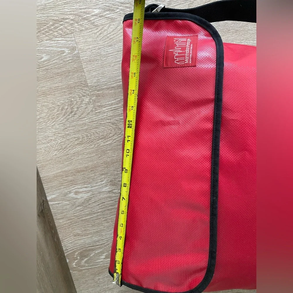 Manhattan Portage Red Messenger Bag for Men